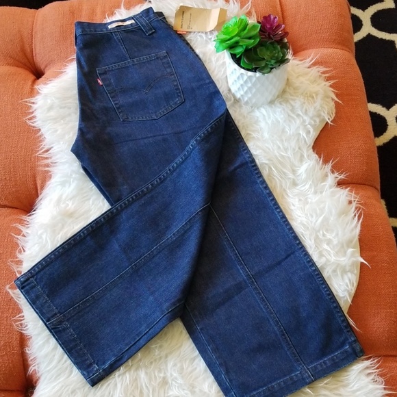 Levi's Denim - Levi's Red Tab Dark Stonewash Cropped Pants 6